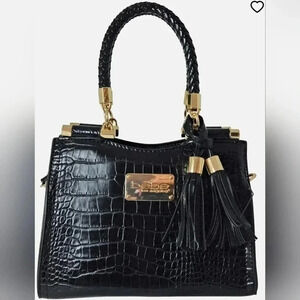 BEBE Croc Embossed Large Shoppers bag